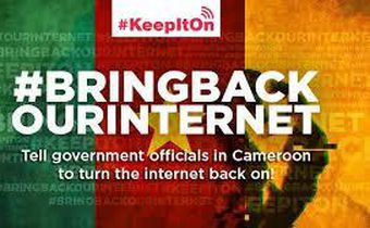 The #BringBackOurInternet campaign is a protest of the government-sanctioned Internet shut down in Cameroon.