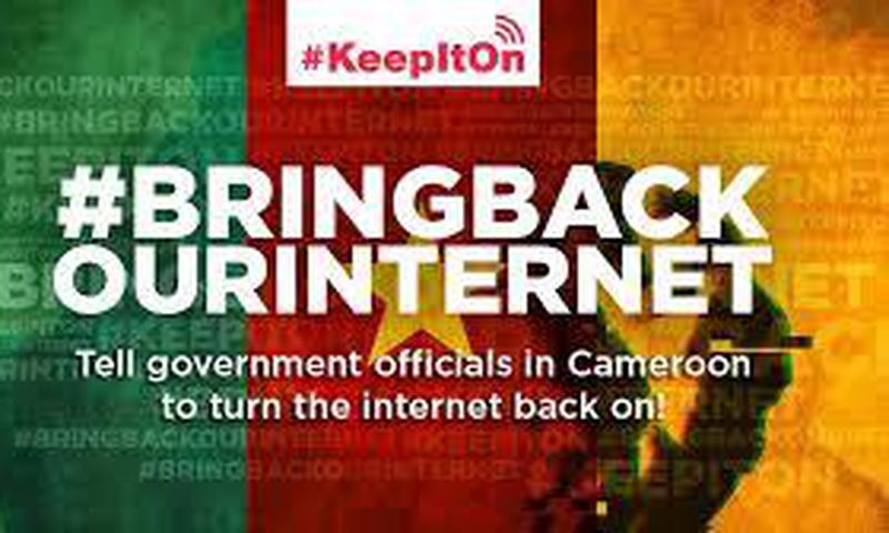 The #BringBackOurInternet campaign is a protest of the government-sanctioned Internet shut down in Cameroon.