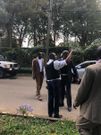 DCI boss George Kinoti at the Dusit complex directing his officers (Twitter)