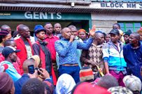 Starehe MP Charles Njagua also known as Jaguar at a past public address
