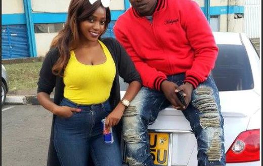 Khaligraph Jones and Miss Cashy. Jones has addressed break up rumours