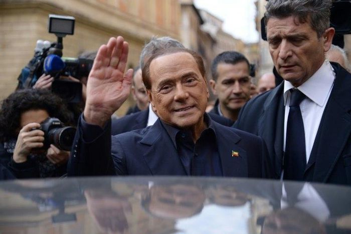 Italy's forrmer Prime Minister Silvio Berlusconi, seen in December 2016, wrote on his Facebook page of the auction to have lunch with him, "I believe each of us must do everything possible to help fellow citizens in difficulty"