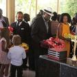 Eugene Wamalwa (centre) and Yvonne Wamalwa, widow of the late Vice President Kijana Wamalwa, during the late VP's memorial ceremony in 2015