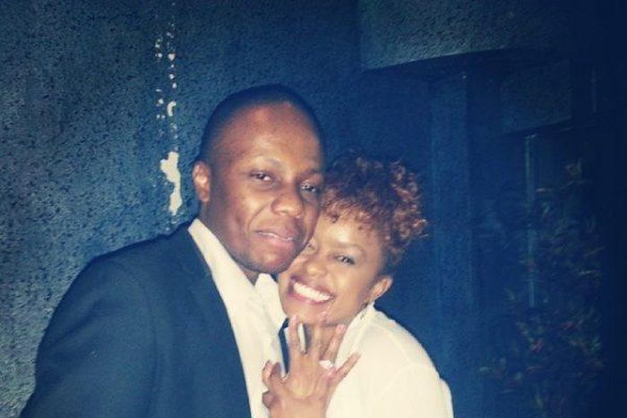 Avril when she was engaged to Muga  (Courtesy)