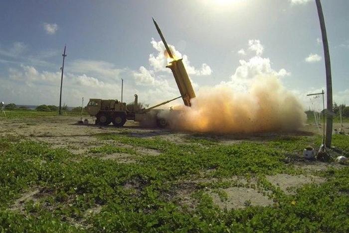 A US Department of Defense photo of a Terminal High Altitude Area Defense (THAAD) interceptor, the type of which will soon be installed in South Korea despite objections from China and Russia