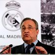 Real Madrid president Florentino Perez