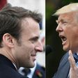 French president-elect Emmanuel Macron (L) will meet with US President Donald Trump on the margins of a NATO summit in Brussels