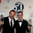 Daniel Humm and Will Guidara, whose New York eatery Eleven Madison Park was named world's best restaurant at an awards ceremony in Melbourne