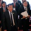 Philippine President Rodrigo Duterte arrives for a bilateral meeting with Russia's President Vladimir Putin on the sidelines of the Asia-Pacific Economic Cooperation Summit in Lima on November 19, 2016