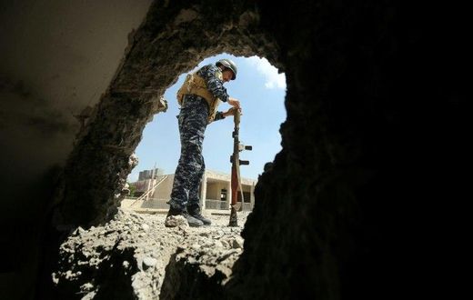 Iraqi forces have been clashing with Islamic State group fighters in the old city of Mosul
