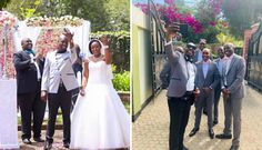 Okari during his two weddings (Courtesy)
