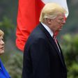 US President Donald Trump, seen here at last week's G7 summit in Italy, has disappointed European leaders by failing to endorse the Paris climate change accord or NATO's mutual defense pledge
