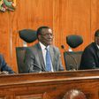 Chief Justice David Maraga during the swearing in of new magistrates (Twitter)