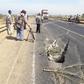 Cracks that developed on Mai-Mahiu -Naivasha Road following tremors experienced on Sunday night (Twitter)