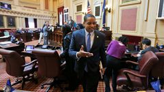 Justin Fairfax compares himself to lynching victims in speech to Virginia senators