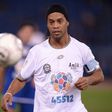 Brazil's Ronaldinho controls the ball during the 'Match of Peace - United for Peace' charity football match promoted by the Schools for Encounter foundation at the Olympic stadium in Rome on October 12, 2016