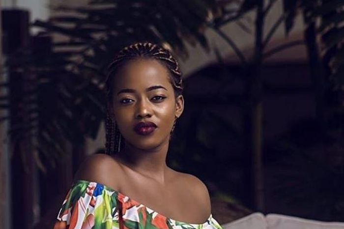 Socialite Corazon Kwamboka reveals why her knees are black