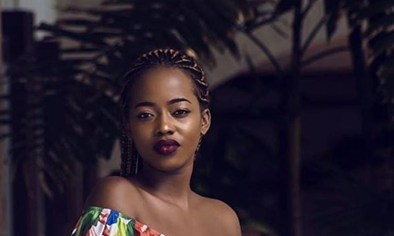 Socialite Corazon Kwamboka reveals why her knees are black