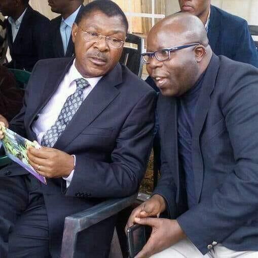 Bungoma Senator Moses Wetangula with PA Chris Mandu Mandu (Facebook)