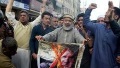 The shockwaves from the New Zealand mosque massacre have reverberated around the world with Pakistani traders burning a picture of the alleged gunman, a white supremacist
