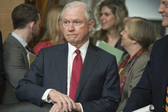 A 1986 letter critical of Jeff Sessions written by Coretta Scott King, widow of slain civil rights leader Martin Luther King Jr. was read out in the Senate
