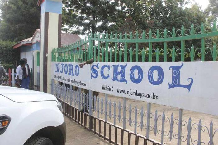 Njoro Boys High School has been closed indefinitely.