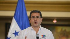 Leonel Rivera Maradiaga implicated Honduras' current president Juan Orlando Hernandez (pictured) in bribes and dealings with his cartel