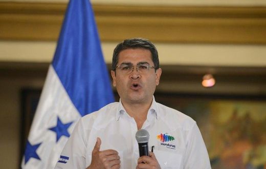 Leonel Rivera Maradiaga implicated Honduras' current president Juan Orlando Hernandez (pictured) in bribes and dealings with his cartel