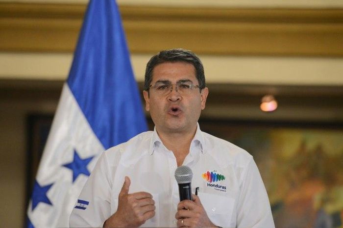 Leonel Rivera Maradiaga implicated Honduras' current president Juan Orlando Hernandez (pictured) in bribes and dealings with his cartel