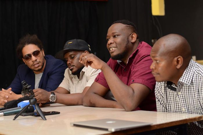 Kenyan Musicians at a Presser