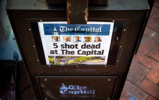 Insanity claim by man held in killings in newsroom