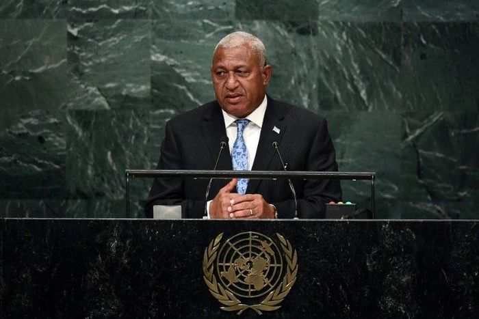Fiji Prime Minister Voreqe Bainimarama said the world needed America's leadership, calling on President Donald Trump not to abandon the Paris climate deal