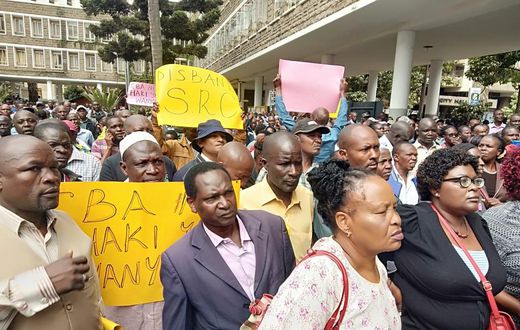 Nairobi County workers go on strike