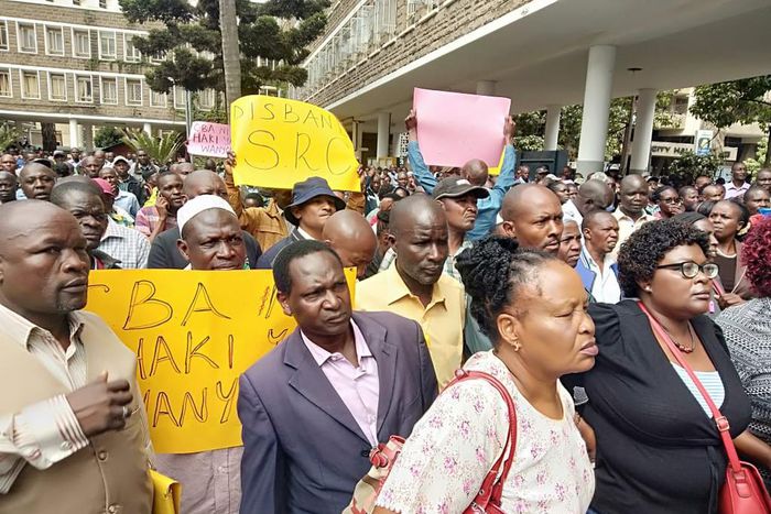 Nairobi County workers go on strike