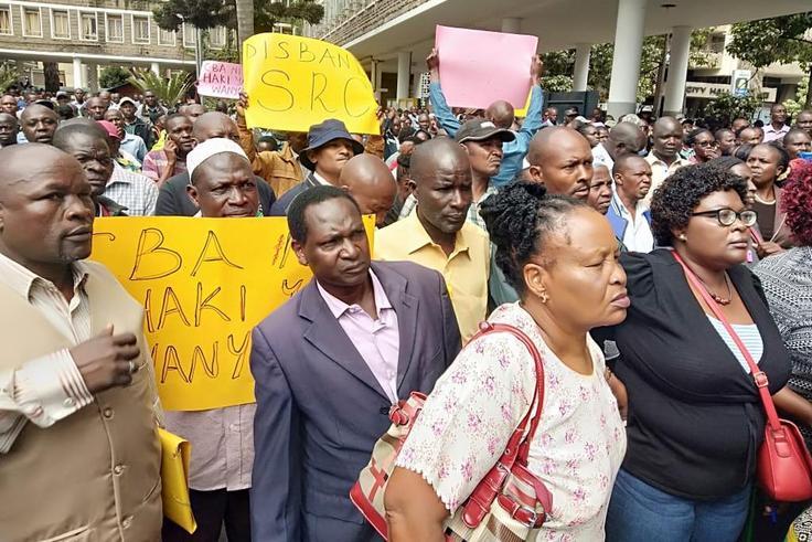 Nairobi County workers go on strike