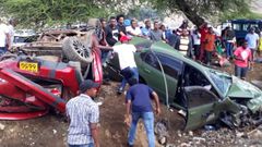 Scene of the deadly Arusha Namanga accident