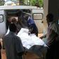 An accident victim, is carried into an ambulance at Karatina sub county hospital after hours of waiting without assistance on December 5, 2016 as doctors went on strike.