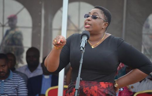 Malindi MP Aisha Jumwa during a past public address (Twitter)