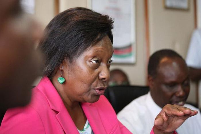 Kitui Governor Charity Ngilu (Twitter)