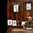 TV grab showing Cuban President Raul Castro announcing the death of his brother Fidel Castro in Havana on November 26, 2016