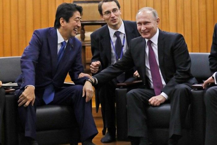 Vladimir Putin and Shinzo Abe are hoping to turn the page on a decades-old territorial dispute