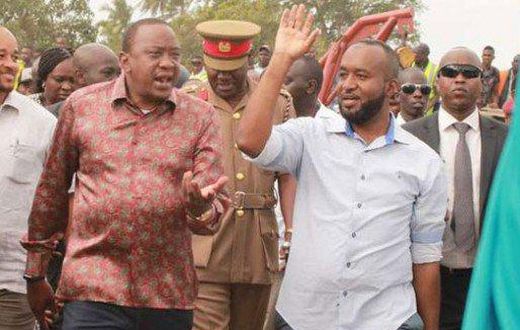 President Uhuru Kenyatta and Mombasa Governor Hassan Joho