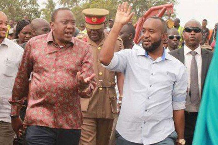 President Uhuru Kenyatta and Mombasa Governor Hassan Joho