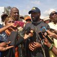 Mombasa governor Hassan Joho addresses the media on March 25, 2017 at the Tononoka Grounds, Mombasa.