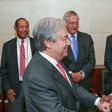 UN Secretary-General Antonio Guterres (left) and President uhuru Kenyatta agreed that Kenya would take up command of the peace keeping forces in Darfur.