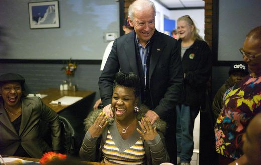 Biden's Tactile Style Finds Cold Shoulders in the Era of #MeToo