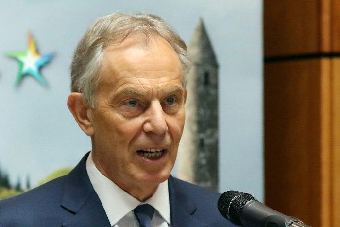 Former British premier Tony Blair said parts of the 1998 Good Friday Agreement with Northern Ireland would need amending after Brexit
