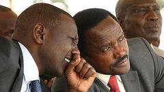 Deputy President William Ruto and Wiper leader Kalonzo Musyoka