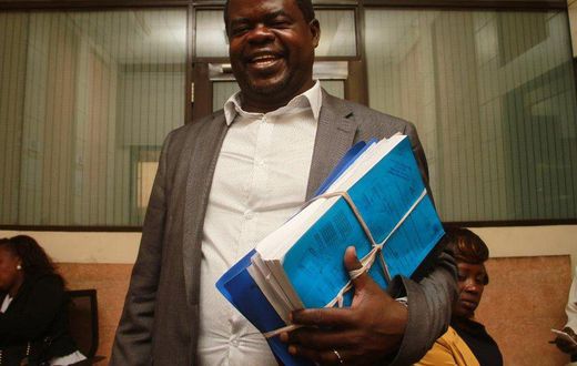 Human Rights activist Okiya Omtatah. Omtatah moved to court to quash presidents move on police reforms.