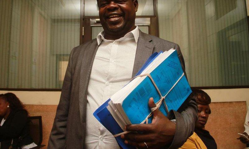 Human Rights activist Okiya Omtatah. Omtatah moved to court to quash presidents move on police reforms.